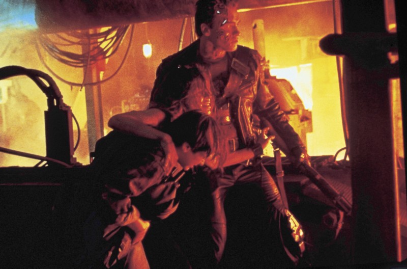 Terminator 2: Judgment Day set photos of cast and crew who made the T2 ...